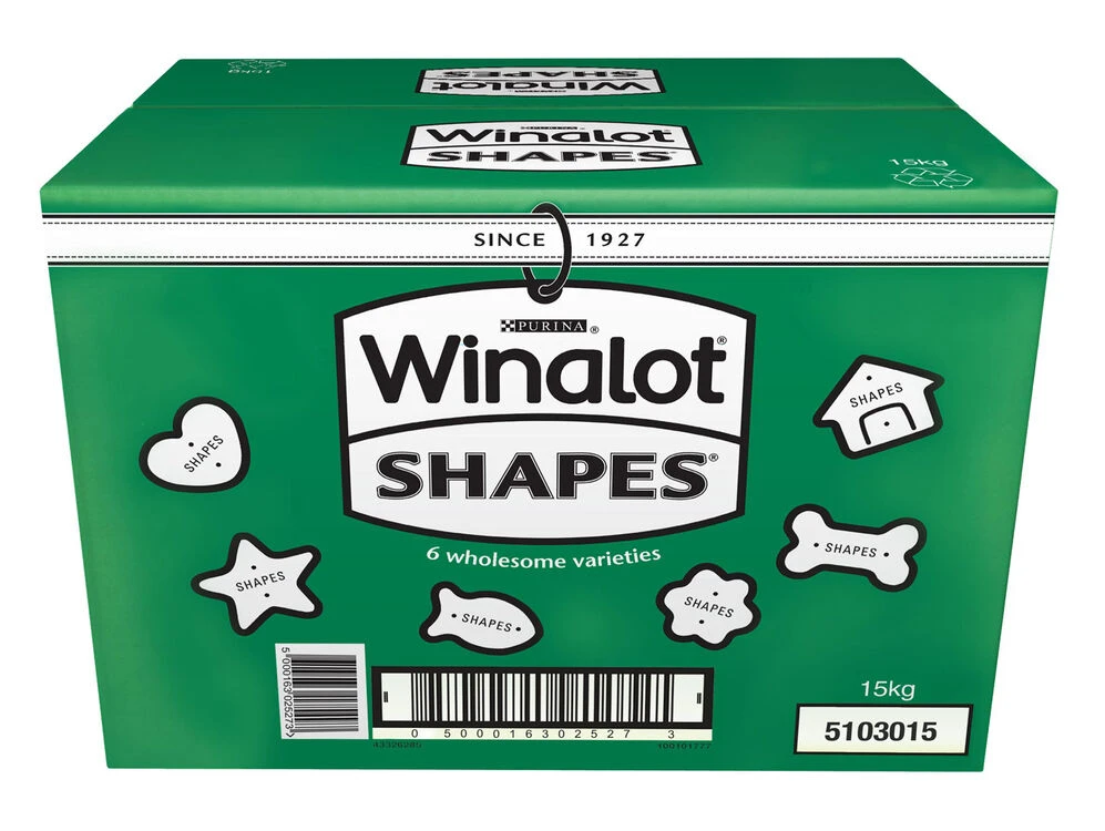Winalot Shapes Crunchy Dog Biscuits 6 Varieties 15kg 3 Winalot Shapes Crunchy Dog Biscuits 6 Varieties 15kg