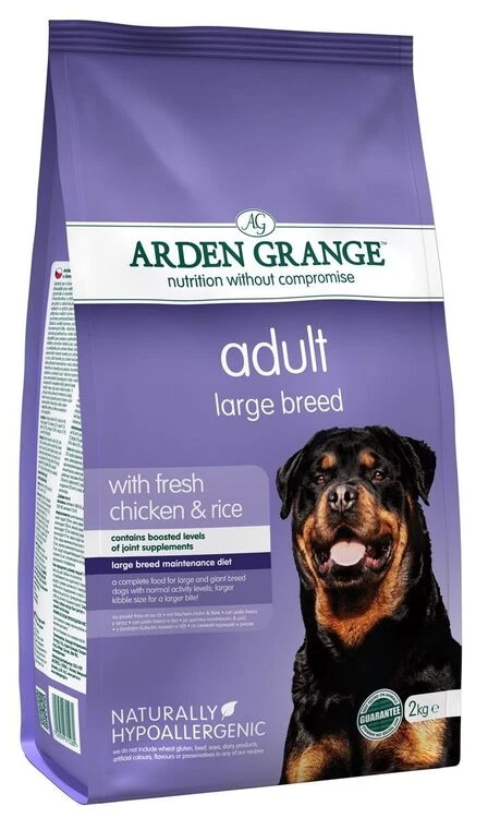 Arden Grange Adult Large Breed Fresh Chicken & Rice Dry Dog Food 3 Arden Grange Adult Large Breed Fresh Chicken & Rice Dry Dog Food