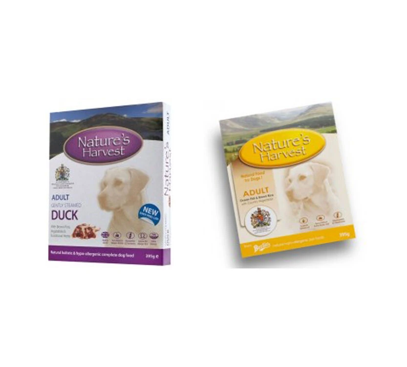 10 X 395g Adult Duck & 10 X 395g Adult Fish - Nature's Harvest Wet Dog Food 3 10 X 395g Adult Duck & 10 X 395g Adult Fish - Nature's Harvest Wet Dog Food
