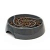 Great&Small Grey Slow Down Swirl Bowl -Deals Dog Tug Toy Store 212510