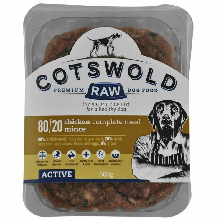 Cotswold Raw Active Mince Chicken Dog Food 4 Cotswold Raw Active Mince Chicken Dog Food - Image 2