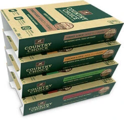 12 X 395g Gelert Country Choice Meat & Rice Wet Dog Food Variety Pack
