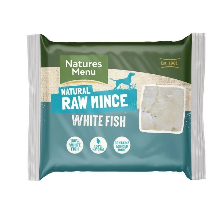 Natures Menu Minced White Fish Raw Dog Food 3 Natures Menu Minced White Fish Raw Dog Food