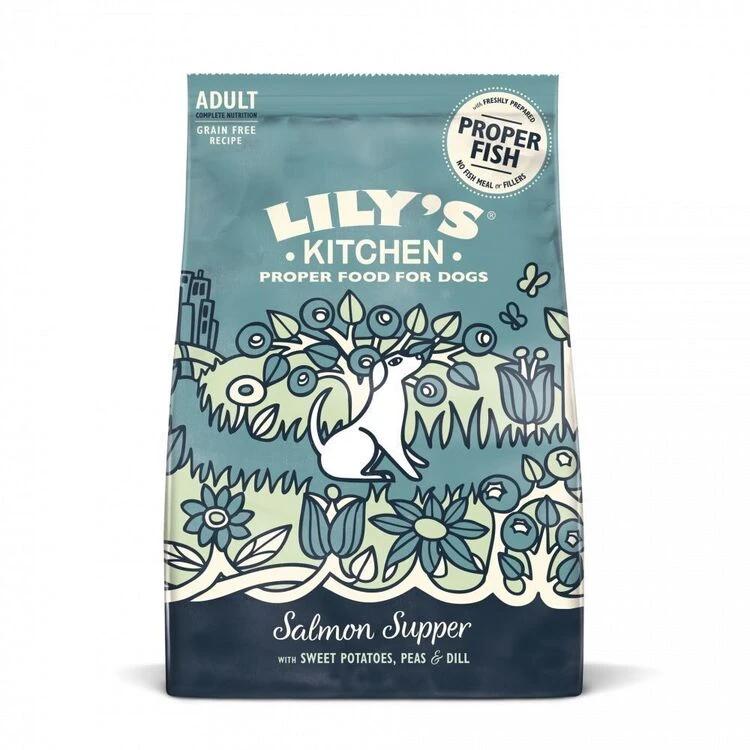 Lily's Kitchen Salmon Supper Dry Dog Food 3 Lily's Kitchen Salmon Supper Dry Dog Food