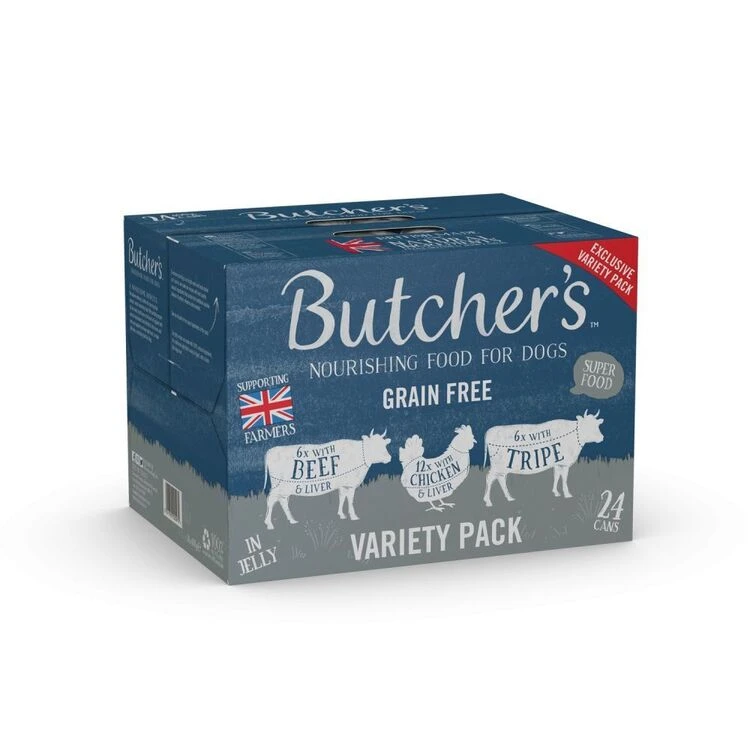 24 X 400g Butcher's Recipe Chunks In Jelly Variety Pack Dog Food 3 24 X 400g Butcher's Recipe Chunks In Jelly Variety Pack Dog Food