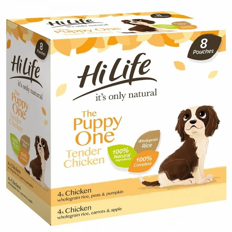 HiLife It’s Only Natural The Puppy One Complete Wet Dog Food Pouches 4 HiLife It’s Only Natural The Puppy One Complete Wet Dog Food Pouches - Image 2