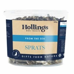 Hollings From The Sea-Sprats Dog Treats Tub 500g