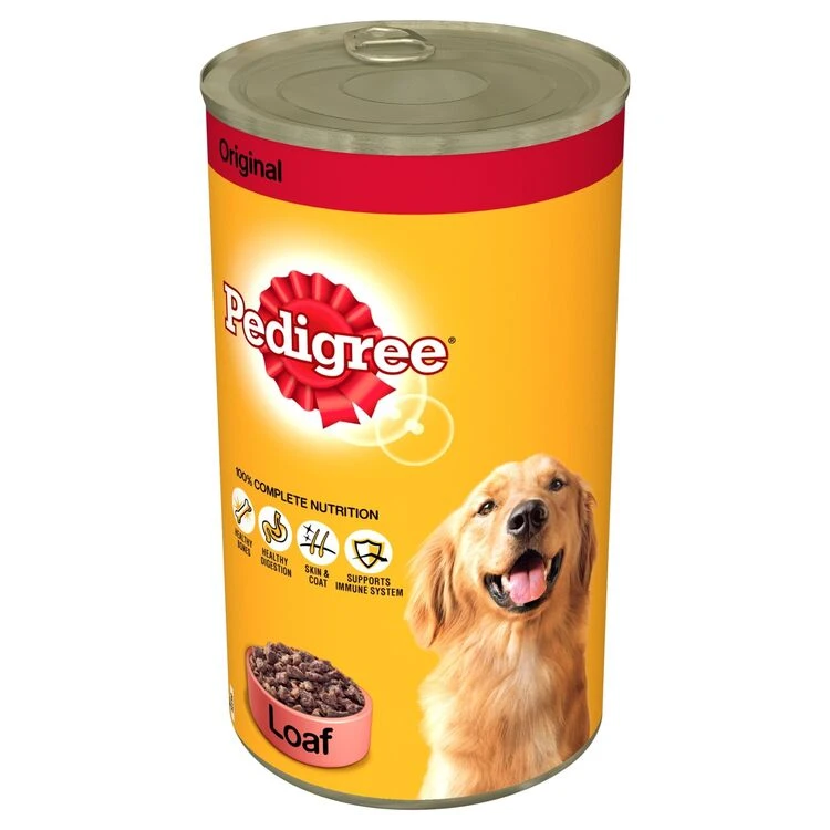 Pedigree Original Loaf Wet Dog Food 3 Pedigree Original Loaf Wet Dog Food