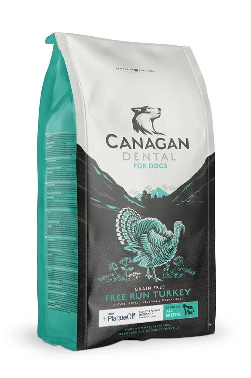 Canagan Dental Free Run Turkey Grain Free Dry Dog Food 3 Canagan Dental Free Run Turkey Grain Free Dry Dog Food