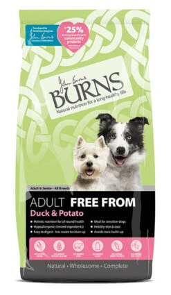 Burns Free From Adult Dog Food - Duck, Potato And Buckwheat -Deals Dog Tug Toy Store Free From Adult Duck 12kg