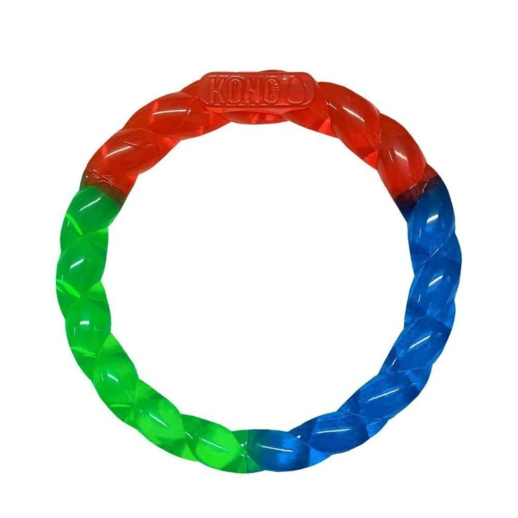 KONG Twistz Ring Dog Toy 3 KONG Twistz Ring Dog Toy