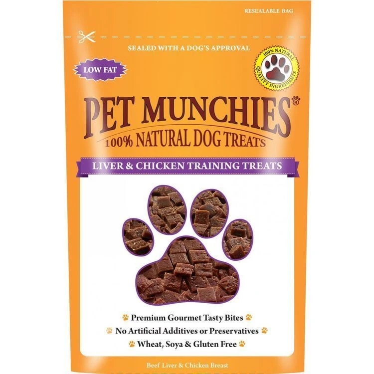Pet Munchies Liver & Chicken Dog Training Treats Value Pack 3 Pet Munchies Liver & Chicken Dog Training Treats Value Pack