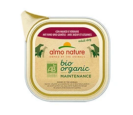 9 X Almo Nature Bio Organic Maintenance With Beef And Vegetables 300g 3 9 X Almo Nature Bio Organic Maintenance With Beef And Vegetables 300g