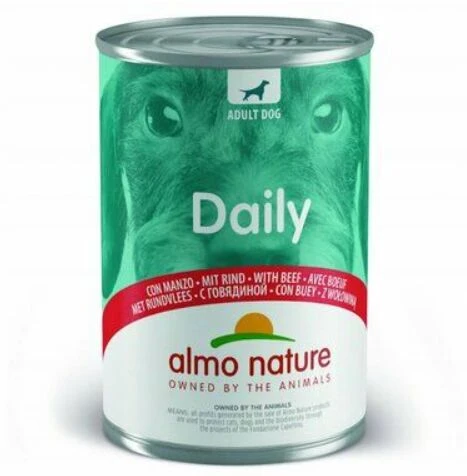 24 X Almo Nature Daily With Beef Wet Dog Food 400g 3 24 X Almo Nature Daily With Beef Wet Dog Food 400g