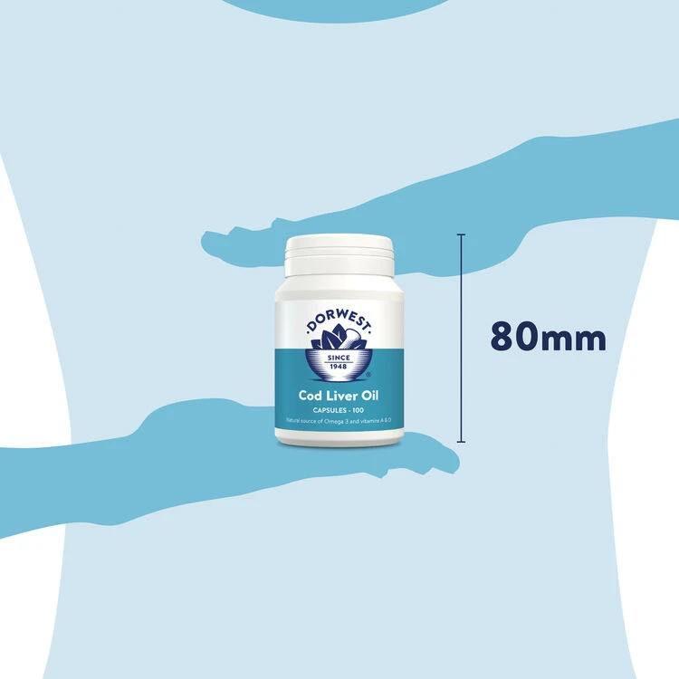 Dorwest Cod Liver Oil Capsules 4 Dorwest Cod Liver Oil Capsules - Image 2