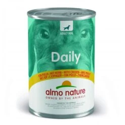 24 X Almo Nature Daily With Chicken Wet Dog Food 400g