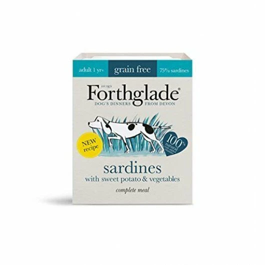 18 X Forthglade Complete Meal Gluten Free Dog Food Adult Sardines Wth Sweet Potato & Veg 395g 3 18 X Forthglade Complete Meal Gluten Free Dog Food Adult Sardines Wth Sweet Potato & Veg 395g