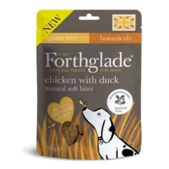 8 X 90g Forthglade National Trust Hand Baked Soft Bite Mini Treats Chicken With Duck