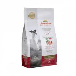 10 X Almo Nature HFC Adult Fresh Pork Extra Small To Small Dry Dog Food 300g