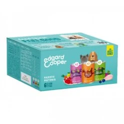 6 X Edgard & Cooper Dog Wet Tin Majestic Multipack 400g