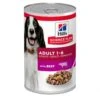 12 X Hill's Science Plan Adult Dog Food With Beef 370g