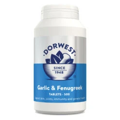 Dorwest Garlic & Fenugreek Tablets -Deals Dog Tug Toy Store gf500