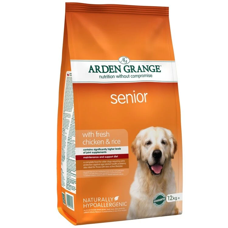 Arden Grange Senior Chicken & Rice Adult Dog Food 3 Arden Grange Senior Chicken & Rice Adult Dog Food