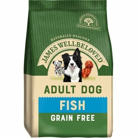 James Wellbeloved Grain-Free Fish & Veg Adult Dry Dog Food 3 James Wellbeloved Grain-Free Fish & Veg Adult Dry Dog Food