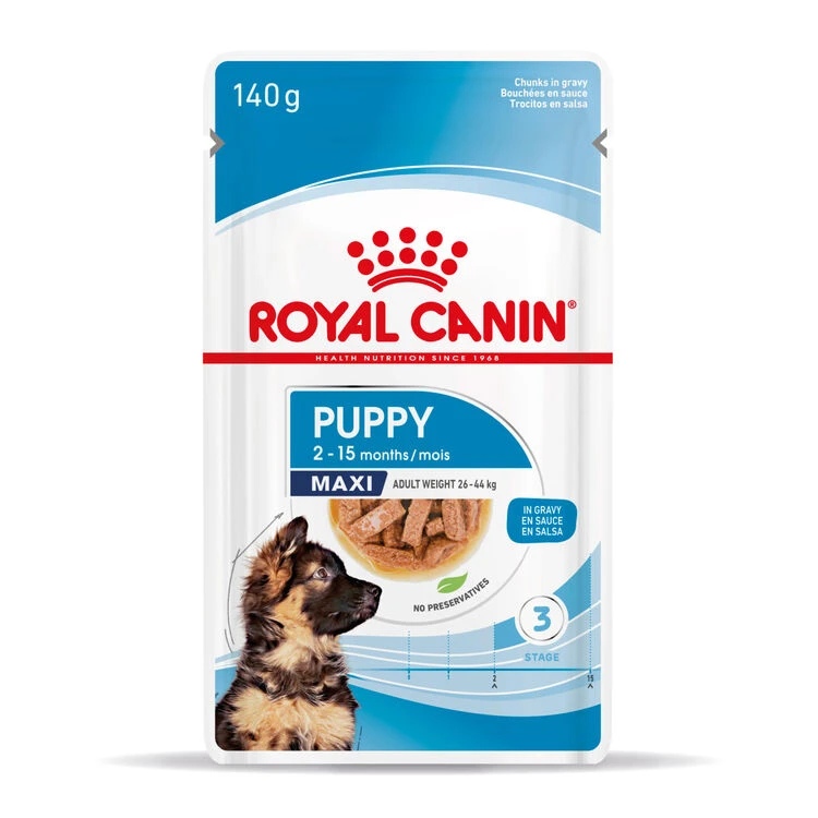 ROYAL CANIN® Maxi Large Breed Puppy In Gravy Wet Food 4 ROYAL CANIN® Maxi Large Breed Puppy In Gravy Wet Food - Image 2