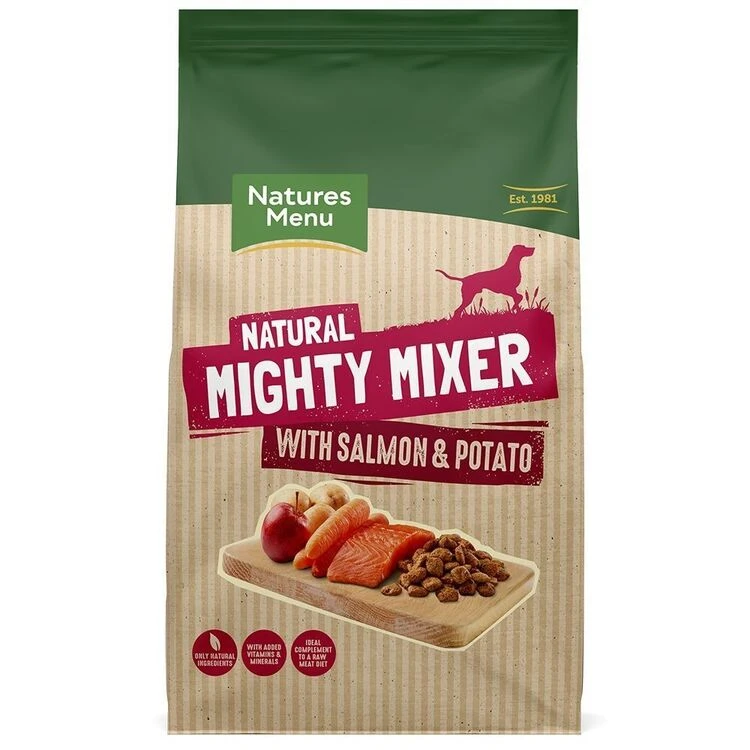 Natures Menu Salmon And Potato Mighty Mixer Biscuits 3 Natures Menu Salmon And Potato Mighty Mixer Biscuits