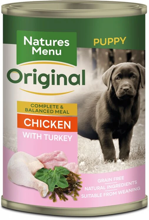 Natures Menu Chicken & Turkey Puppy Wet Dog Food Can 3 Natures Menu Chicken & Turkey Puppy Wet Dog Food Can