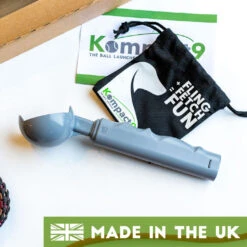 Kompact 9 Retractable Dog Ball Launcher -Deals Dog Tug Toy Store product image 1 made in the uk