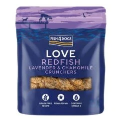 Fish4Dogs Redfish & Lavender Crunchers Dog Treats