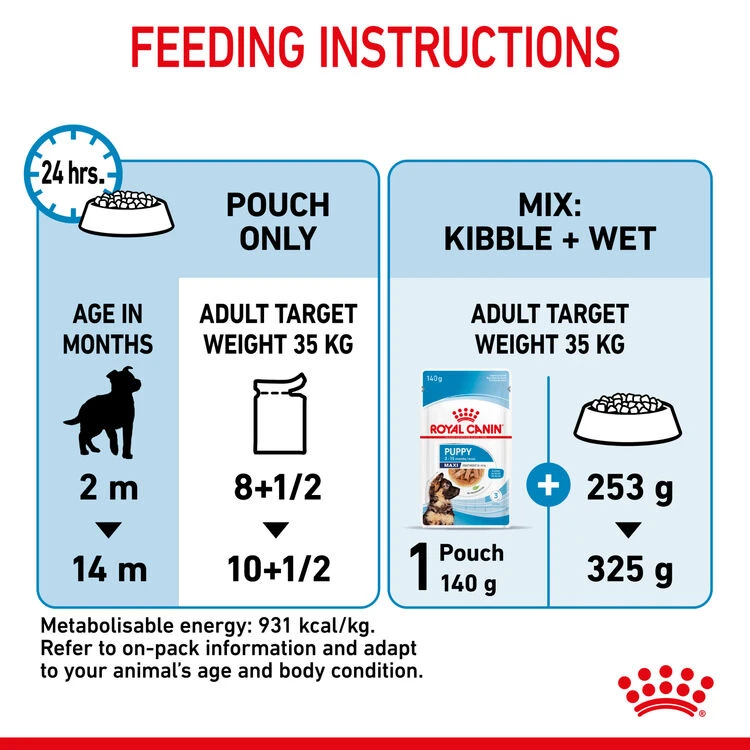 ROYAL CANIN® Maxi Large Breed Puppy In Gravy Wet Food 11 ROYAL CANIN® Maxi Large Breed Puppy In Gravy Wet Food - Image 9